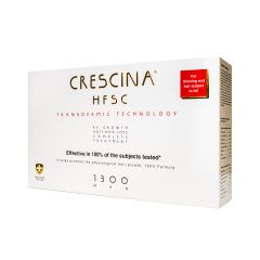 Crescina Hfsc Transdermic Regrowth Anti Hair Loss Complete Treatment 1300 Man 3.5 Ml 10 + 10 S