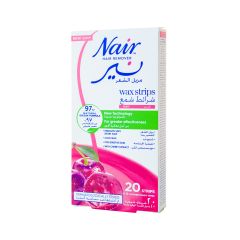 Nair Hair Remover Body Wax Strips Cherry 20 S