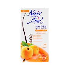 Nair Hair Remover Face Wax Strips Apricot Milk 20 S