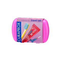 Curaprox Dental Travel Set Pink