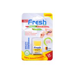 Fresh Mouth Breath Strips Lemon 24 S