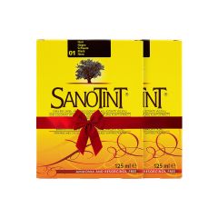 Sanotint Natural Hair Dye / 1 Black 1 + 1 50 % Offer