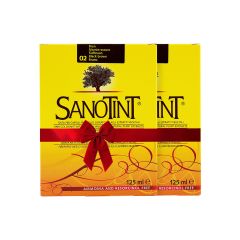 Sanotint Natural Hair Dye / 2 Black Brown 1 + 1 50 % Offer