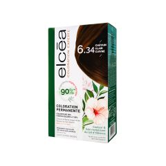 Elcea Permanent Hair Color 6.34 Light Copper Brown