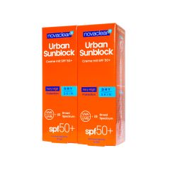 Novaclear Urban Sunblock Cream Spf 50+ Dry Skin 40 Ml 1 + 1 Offer