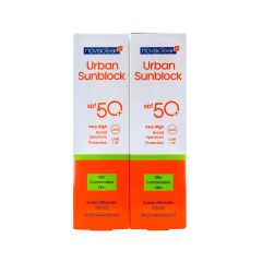 Novaclear Urban Sunblock Cream Spf 50+ Oily Combination Skin 40 Ml 1 + 1 Offer