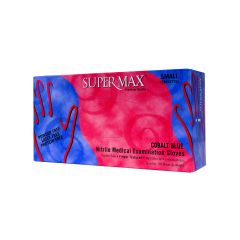 Super Max Nitrile Gloves Powder Free Cobalt Blue S 100 S