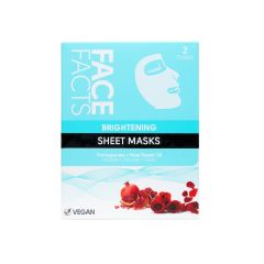 Face Facts Brightening Sheet Masks 2 S