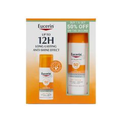 Eucerin Sun Gel-Cream Oil Control Spf 50 + 50 Ml 1 + 1 50 % Off