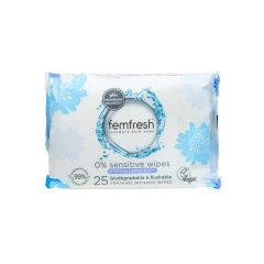 Femfresh Sensitive Intimate Wipes 25 S