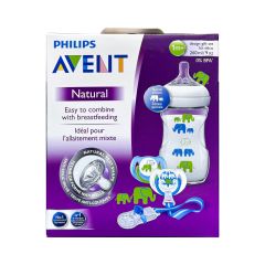 Avent Bottle Natural Green Set 260 Ml Scd627 / 01