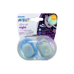 Avent Soother Ultra Air Night Pacifier 6-18 M 2 S Scf376 / 21