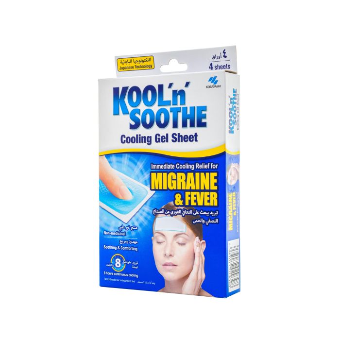 Al Ain Pharmacy Online UAE | Kool N Soothe Cooling Gel Sheet Migraine ...