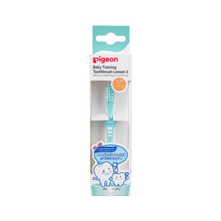 Pigeon Baby Tooth Brush Green 3 S K-110